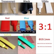 3:1 Heatshrink Tube  19.1mm Heat Shrink Tubing Adhesive Glue Lined Waterproof
