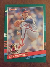 Kirk McCaskill 637 Donruss 1991 MLB Baseball Card