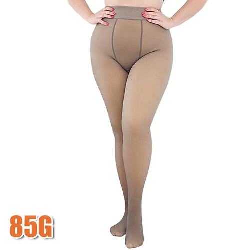 Women Plus Size Winter Thermal Lined Pantyhose Warm Fleece Tights Stockings New - Picture 8 of 10