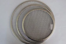  Pizza Screen Tray Crisper 8"-10" -12" -14" Seamless Heavy Duty Aluminum Trays 