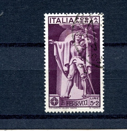 Italy #C22 (I092) Hi Value 1930 Ferrucci type 5 L & 2 L, Used, FVF, CV$130.00