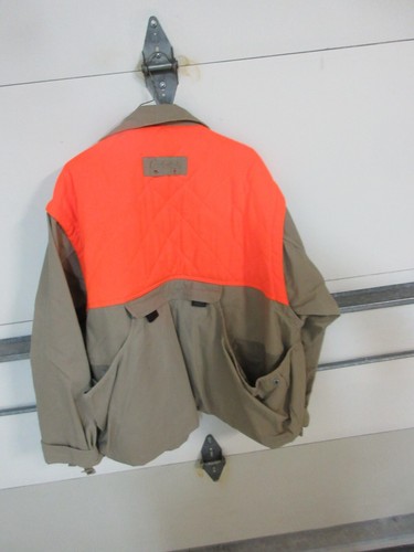 Cabelas Upland Coat  Brush Pants (40 R)   2XL Reg Tan / Orange Accents - Picture 6 of 12