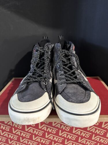 VANS SK8 HI MTE-2 Asphalt Pewter Grey/Blue/White Sneaker Boot All Weather 9.5 - Picture 3 of 8