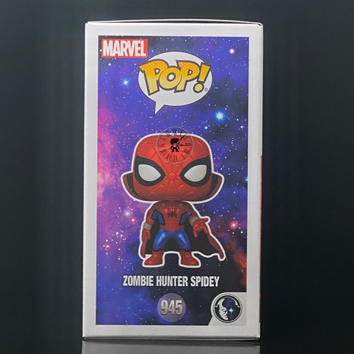 Funko Pop + Pop Stack! Marvel #945 What if?? Zombie Hunter Spider-Man (WM) Neuwertig - Bild 8 von 12