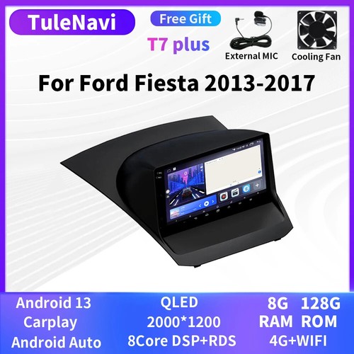 For Ford Fiesta 2009-2017 Stereo CarPlay Car Radio Android GPS Multimedia Player - Picture 39 of 40