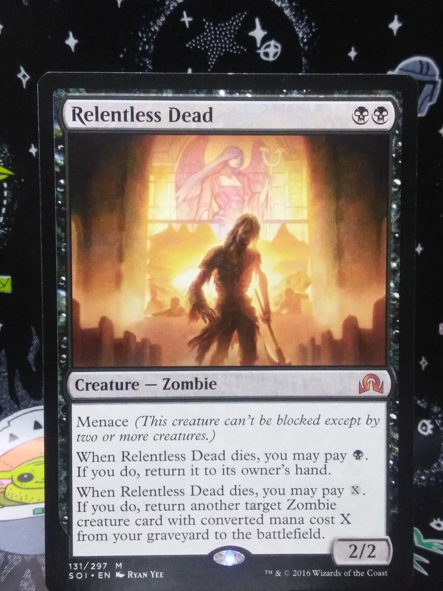 *Relentless Dead 1x FOIL SOI MTG Shadows Over Innistrad Mythic MINT black *Relentless Dead 1x FOIL SOI MTG Shadows Over Innistrad Mythic MINT black