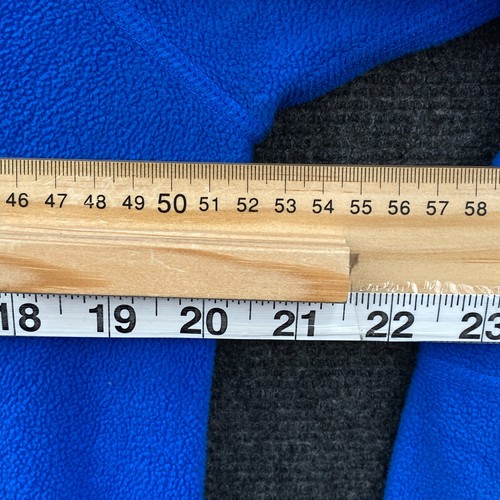 Marmot Mens Micro Fleece Jacket Half Zip Bright Blue Mock Neck Medium - Picture 10 of 15