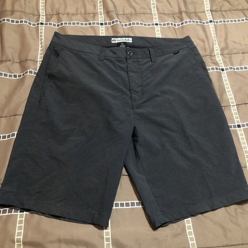 Travis Mathew Shorts Men’s Size 36 Gray Golf Stretch Performance Casual Pants