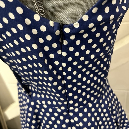 Abito Gigi Dollz & Dames Fit & Flare in Nacy Dot Donna Taglia Media NUOVO NUOVO CON ETICHETTE - Foto 7 di 9