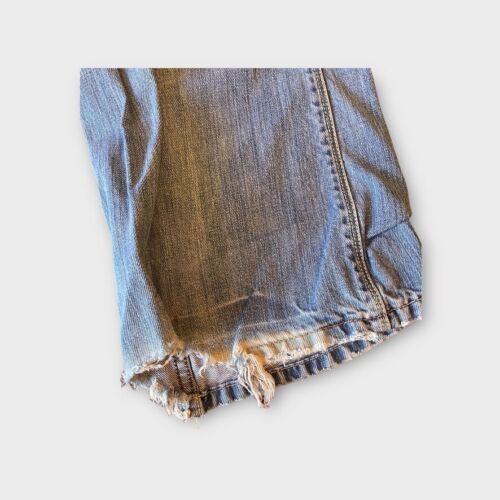 Diesel Jeans Herren 32x30 ZAF Bootcut blau Mid Light Wash Button Fly Flared Y2K - Bild 7 von 8