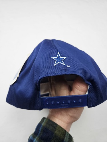 Dallas Cowboys Hut Snapback Schriftzug Stern Logo blau weiß Annco Vintage neu mit Etikett - Bild 2 von 7