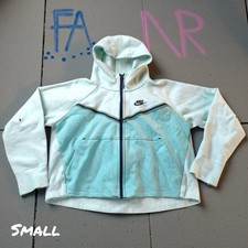 Nike Sportswear Tech Fleece Windrunner Hoodie Jacket Womens SM Blue Colorblock