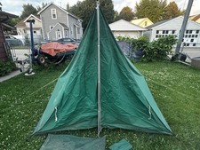 #2 Voyager Voyageur 01415 Vintage Boy Scout tent Canvas Poles FREE SHIPPING