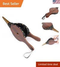 Compact 15" Brown Wood Air Blower for Fire Pit and Barbecue - Cordless Design