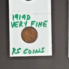 1919D    VERY FINE   LINCOLN  CENT   VERY FINE   1919D / RS COINS #36C FREE SHIP