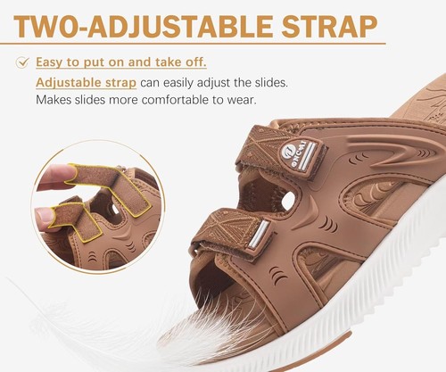 ONCAI Womens Orthotic Sandals Ladies Recovery Walking Slides Arch Support...  - Bild 5 von 49