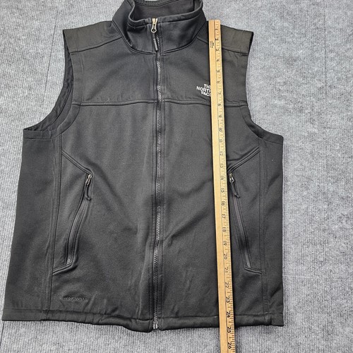 The North Face Vest Mens Medium Black WindWall Softshell Full Zip Outdoors Hike - Picture 5 of 8