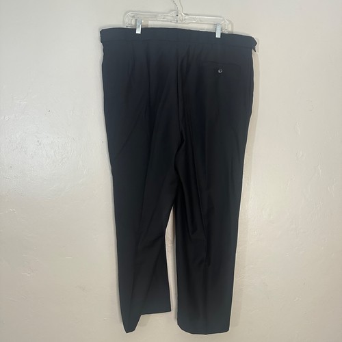 Pantalone Pierre Cardin completo smoking 48S 39-42" vita regolabile 28" cucitura interna 100% lana - Foto 6 di 7