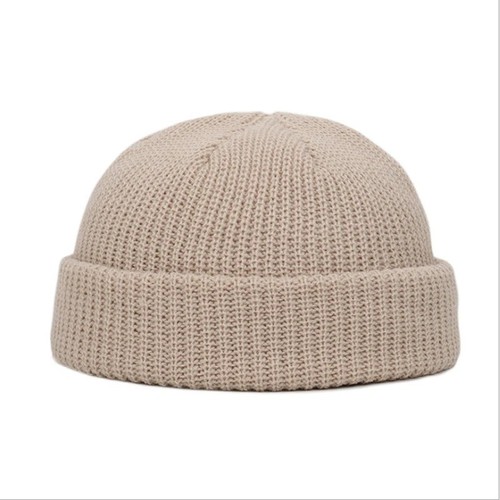 Knit Cuff Short Fisherman Beanie Men Women Winter Warm Hat Skullcap Watch Hat - Picture 12 of 24