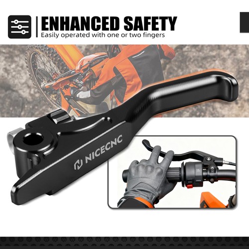 NICECNC Left Shorty Hand Brake Lever For Stark Varg EX MX Dirt eBike 2024-2025 - Picture 3 of 14