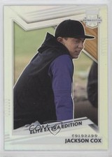 2022 Panini Elite Extra Edition Optic Holo Prizm Jackson Cox #50 0i4k