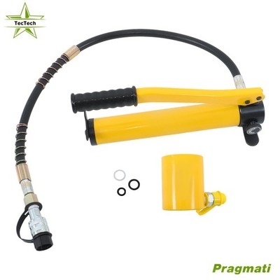 20T Mini Hydraulic Cylinder Jack CP-180 Manual Hydraulic Hand Pump 2'' Stroke