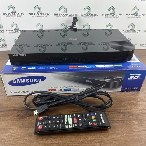 Samsung BD F5900 Smart 3D Blu Ray DVD Player WiFi HDMI mit Fernbedienung - Open Box - Bild 1 von 15