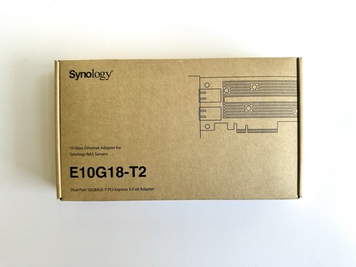 Synology E10G18-T2 Dual-port 10GbE 10GBASE-T add-in card for Synology NAS PCIe 3 - Photo 8/9
