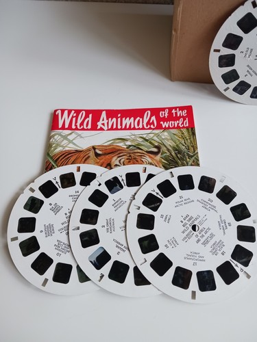 Vintage ViewMaster anni 70 10 mulinelli Francia Olanda Tom & Jerry animali selvatici - Foto 5 di 16