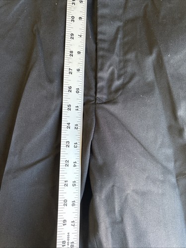 Pantalone Law Pro Uomo 38x31 Nero Tasche Vestito Pantalone - Foto 4 di 8