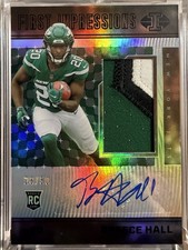 2022 Panini Illusions Breece Hall First Impressions RPA #117 /50 Jets 
