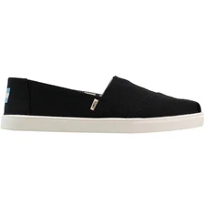 TOMS Alpargata Cupsole Slip On  Womens Black Flats Casual 10013515