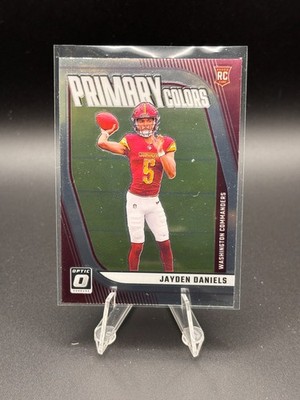 Jayden Daniels - 2024 Panini Donruss Optic Primary Colors Rookie - W. Commanders