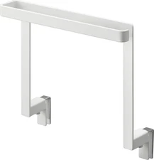 Yamazaki Kitchen Under Sink Storage Door Towel Hanger H15 white W20×D9~10×H19.5c