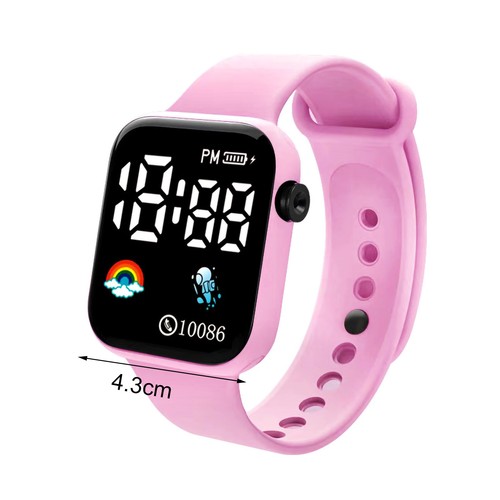Orologio Elettronico Bambini LED Digitale Orologio Sportivo Impermeabile Cronometraggio Accurato - Foto 6 di 33