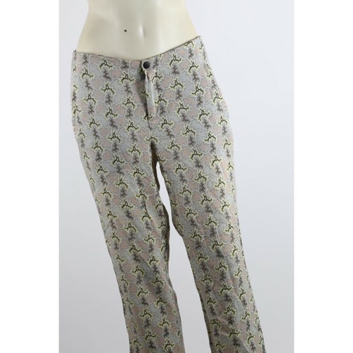 RAG & BONE Anzughose pastellfarben bunt Seide schmale Passform hohe Taille Größe 0 - Bild 5 von 12