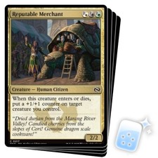 REPUTABLE MERCHANT X4 Tarkir: Dragonstorm TDM Magic MTG MINT CARD
