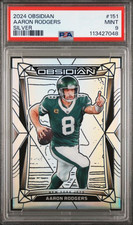 2024 OBSIDIAN #151 AARON RODGERS SILVER PSA MINT 9