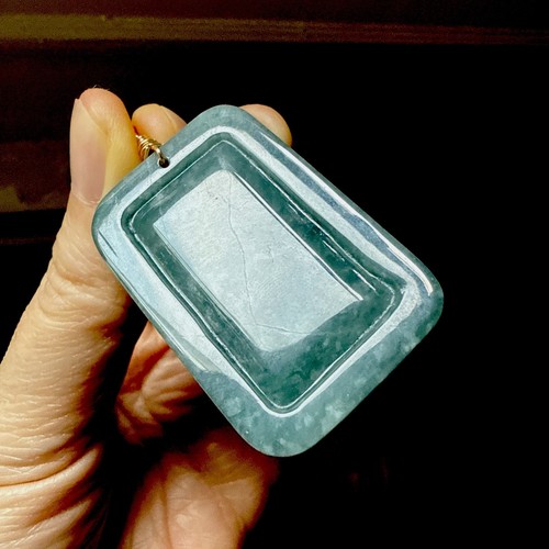 純天然翡翠A貨100% jadeíta grado A sin tratar 老坑糯冰藍水蛇 - Imagen 5 de 5