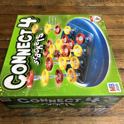 RARE! 2006 Connect 4 Stackers Board Game Milton Bradley Hasbro 100% Complete! - Picture 11 of 11