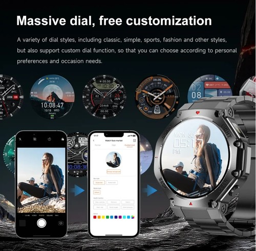 TR3 Max BT Smart Watch 1.53 HD Screen GPS Multifunctional Android Sports Watch - Picture 6 of 17