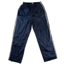 VTG Nike Y2K 80s Track Pants Men Size L Navy Blue