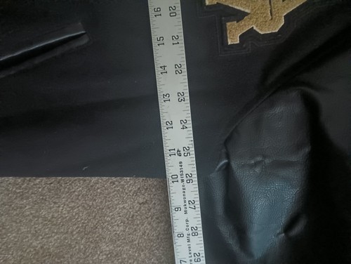VTG Rocawear Varsity Jacket Mens XXL Embroidered Black 1999 Y2K Hip Hop - Picture 8 of 12