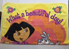 Nick Jr Dora the Explorer Vintage Beautiful Day Kids Throw Blanket. 60"x94"