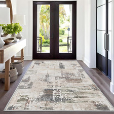 4X6 Area Rugs for Living Room, Machine Washable Vintage Rug, Non-Slip Low Pile T