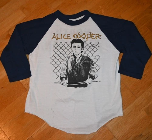 ALICE COOPER original 70's 80's Concert Tour tee 1980s vintage concert t-shirt, vintage, single stitch, B+ condition