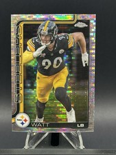 2025 Topps Chrome Football T.J. Watt #258 Pulsar