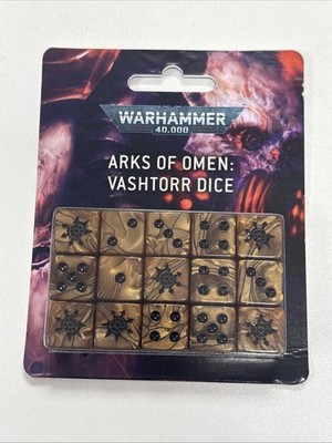 Games Workshop Warhammer 40K Arks of Omen: Vashtorr Dice Pack SEALED