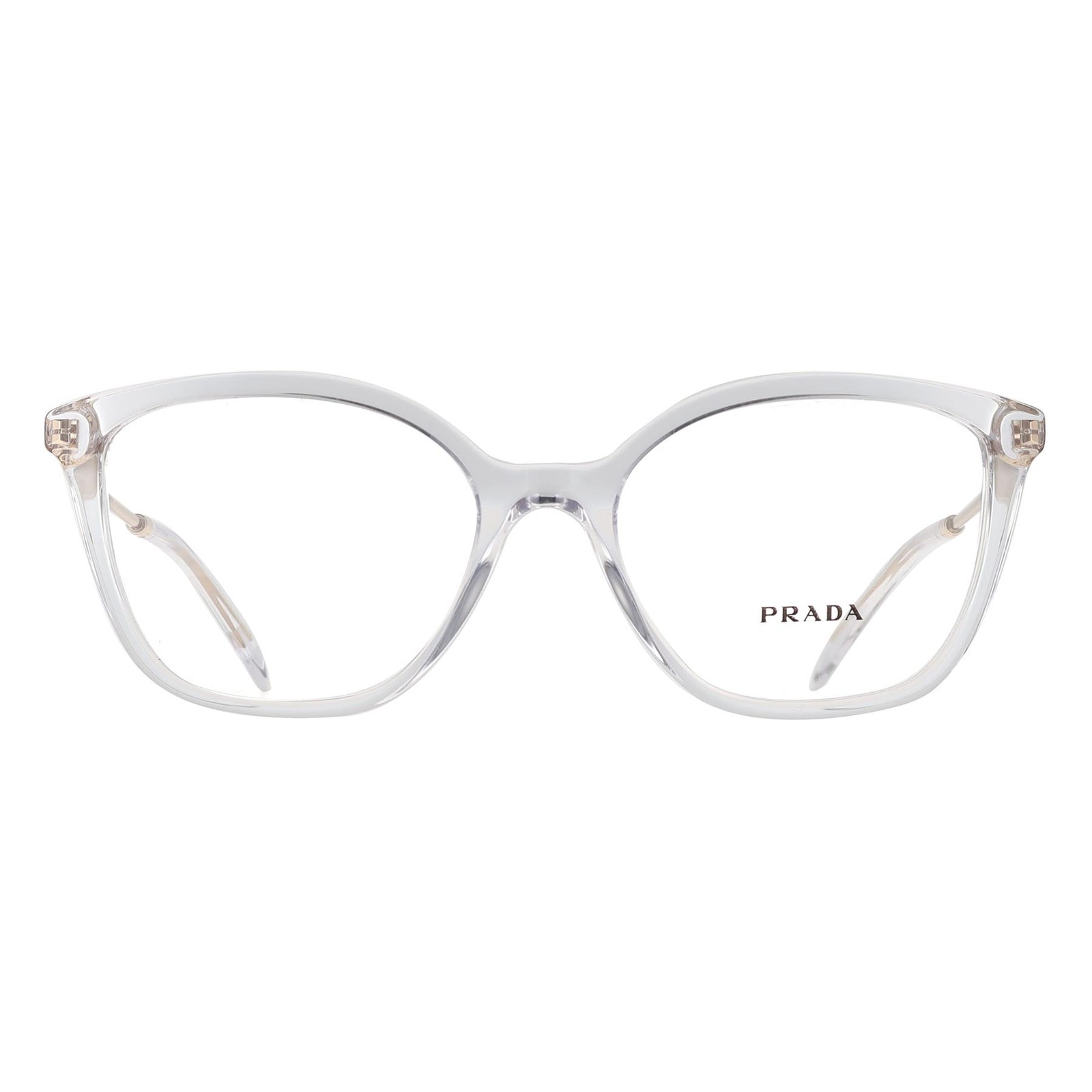 Prada Glasses Frames PR02ZV 2AZ1O1 Crystal Women