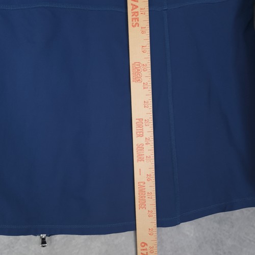 J Jill Fit Out & About Shirttail Jacke Damen XL Petite Blue Full Zip Stretch - Bild 15 von 19